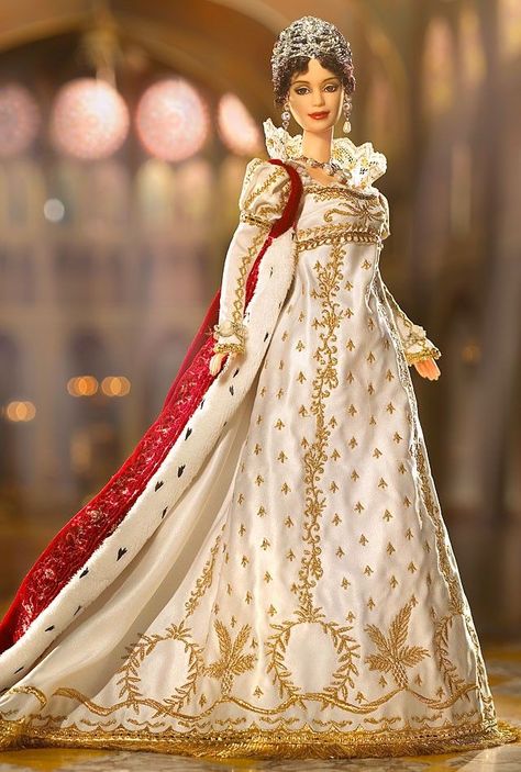 Collector Barbie, 2005 Fashion, Empress Josephine, Barbie Collector Dolls, Barbie Gowns, Barbie Style, Barbie Vintage, Beautiful Barbie Dolls, Fashion Royalty Dolls