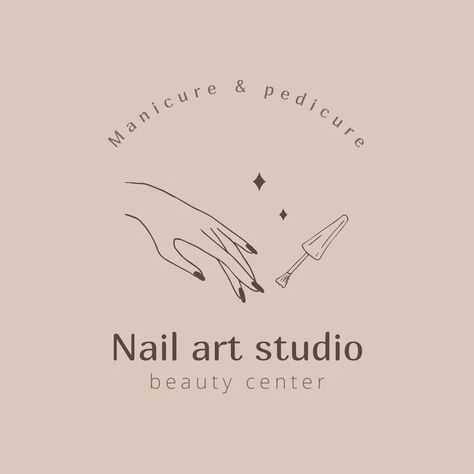 Successful Nails logomaker #designideias. Logo Design For Nail Salon, Logo Design Ideas Nails, Nails Salon Design Ideas Logo, Salon Logo Design Ideas Creative, Nail Art Logo Design Business Cards, Logo Nail Designs, Nail Graphic Design, Nails Logo Design Ideas, Nail Tech Logo Ideas