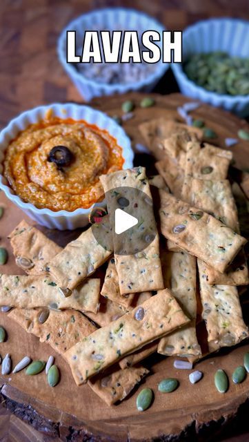 Lavash Bread Crackers, Lavash Crackers Recipe, Lavash Recipe, Mediterranean Pita, Lavash Crackers, Lavash Bread Recipe, Lavash Recipes, Diwali Treats, Lavash Bread