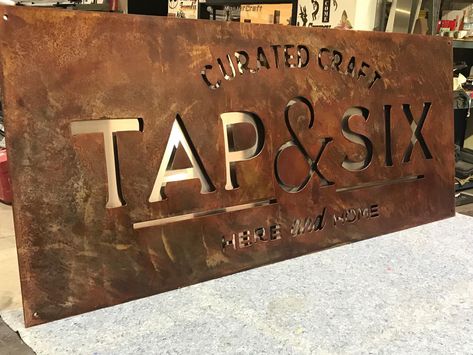 Large custom business sign Metal cutout | Etsy Business Signs Outdoor, Custom Business Signs, Farm Signs, Office Signs, Metal Wall Sign, Custom Metal Signs, Man Cave Garage, Logo Sign, Signage Design