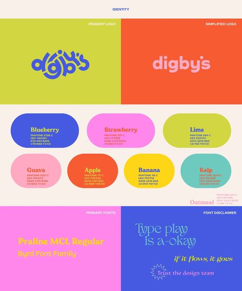 Digbys | Tamara Alexander Color Schemes Graphic Design, Colorful Colour Palette, Rainbow Branding Design, Cool Color Palette Colour Schemes, Graphic Design Planner, Colourful Web Design, Gaming Color Palette, Bold Color Combinations, Branding Inspo Graphic Design