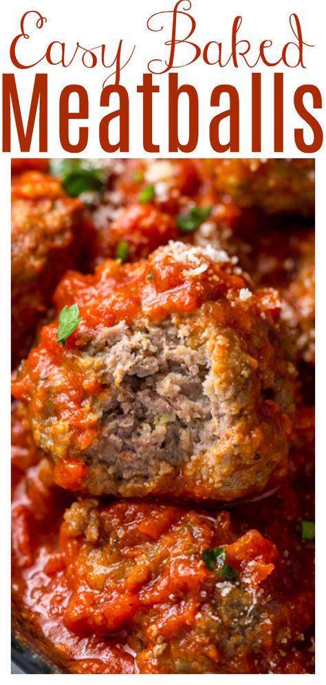 Ground Beef Meatballs Recipe, Ground Beef Italian Meatballs, Easy Meatballs No Bread Crumbs, All Beef Meatballs, Meatloaf Meatballs Recipes, Large Meatballs Baked, Homemade Spaghetti And Meatballs Recipe, Large Meatball Recipes, Italian Meat Balls