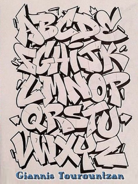 Sketch Graffiti, Alphabet Graffiti, Graffiti Alphabet Styles, Alfabet Font, Graffiti Lettering Alphabet, Typographie Inspiration, Graffiti Art Letters, Graffiti Wildstyle, Graffiti Text