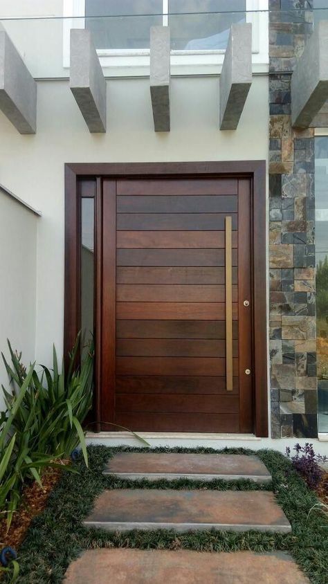 home door design modern House Entrance Doors, Door And Window Design, House Front Door Design, House Main Door, Modern Entrance Door, Modern Entry Door, Door Design Photos, House Main Door Design, Single Door Design