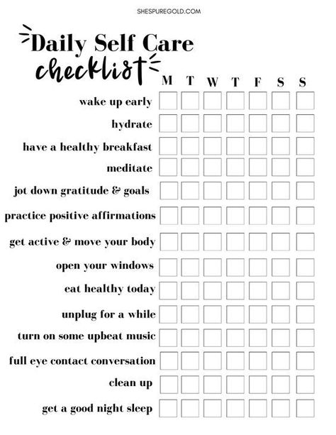 Self Care Template, Online Bullet Journal, Daily Checklist Printable, Daily Self Care Checklist, Worksheets For Adults, Daily Self Care, Self Care Worksheets, Self Care Checklist, Study Planner Printable