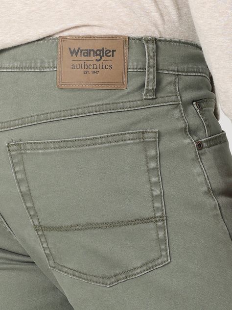 Men's Wrangler Authentics® Slim Straight Twill Pant Wrangler Pants, Workwear Jeans, Mens Workwear, Outdoor Pants, Outdoor Men, Carpenter Jeans, Twill Pants, Work Wear Women, Moving On