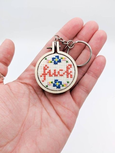 Cross Stitch Keychain, Stitch Pokemon, Stitch Keychain, Pokemon Cross Stitch Patterns, Stitch Necklace, Cross Stitch Necklace, Pokemon Cross Stitch, Cross Stitch Hoop, Pokemon Pattern