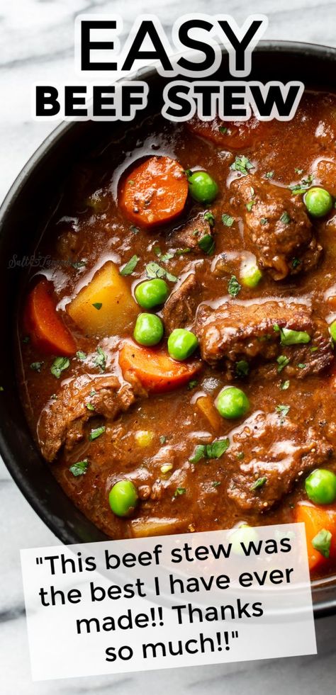 Best Beef Stew, Best Beef Stew Recipe, Homemade Beef Stew Recipes, Beef Stew Meat Recipes, Easy Beef Stew Recipe, Classic Beef Stew, Crockpot Recipes Beef Stew, Easy Beef Stew, Homemade Beef Stew