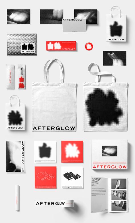 AFTERGLOW, Exhibition Identity on Behance Exhibition Branding Design, Brand Identity Template, Exhibition Branding, Gallery Branding, Exhibit Design Inspiration, Swag Design, Boutique Logo Design, Identity Design Inspiration, Design Brand Identity