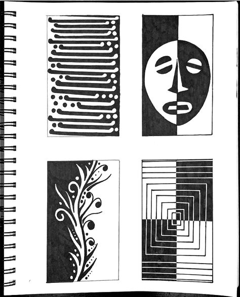 space and positive/negative shapes when creating multiple compositions Contrast Design Principle Drawing, Space Element Of Art Drawings, Negative Positive Space Art, Negative And Positive Space Art Design, Positive And Negative Space Art Drawings, Negative And Positive Space Art, Positive Negative Space Art, Positive And Negative Space Art, Negative Space Drawing