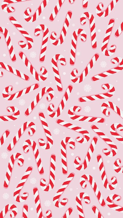 Pink Candy Cane Wallpaper, Christmas Wallpaper Ipad, Christmas Wall Prints, Holiday Iphone Wallpaper, Christmas Wallpaper Iphone Cute, Christmas Papers, Xmas Wallpaper, Pink Xmas, Preppy Christmas