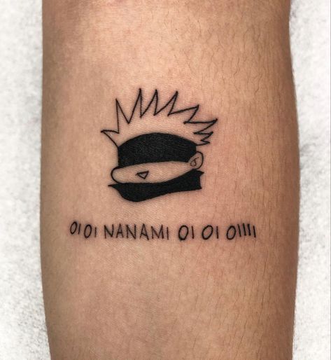 Gojo Tattoo, Gojo Anime, Small Girly Tattoos, Tattoo Anime, Manga Tattoo, Japan Tattoo Design, Small Pretty Tattoos, Kawaii Tattoo, Doodle Tattoo