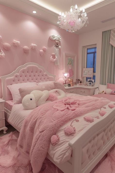 Badroom Furniture, Dream Bedroom Inspiration, Baby Snoopy, Pink Bedroom Decor, Pink Room Decor, Cute Bedroom Ideas, Bedroom Decor Inspiration, Room Redesign, Pink Bedrooms