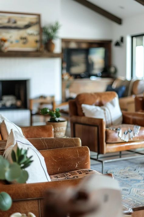 Urban Ranch Decor, Ranch Style Decor Living Room, Interior Design Ranch Style Home, Midcentury Western Decor, Mountain Eclectic Decor, Yellowstone Aesthetic Decor, Western Ranch House Decor, Cowboy Chic Decor, Montana Ranch Aesthetic