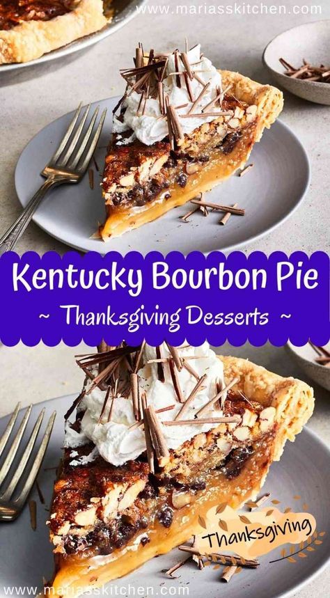 Kentucky Bourbon Pecan Pie Recipe, Kentucky Bourbon Pecan Pie, Boozey Deserts, Thanksgiving Desert Ideas, Kentucky Bourbon Pie, Bourbon Desserts, Thanksgiving Desert, Bourbon Dessert, Bourbon Pecan Pie Recipe