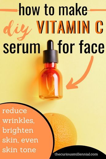 Diy Face Serum Recipe, Face Serum Diy, Face Serum Recipe, Diy Vitamin C Serum, 5 Minute Recipe, Serum Recipe, Diy Serum, Reduce Acne, Face Care Tips