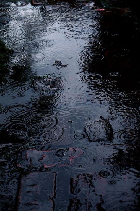 Rain Aestethic Dark, Rain Witch Aesthetic, Rain Aethstetic, Andy Aesthetic, Rainy Vibes, Rainy Aesthetic, Rainy Street, Cold Rain, Darkest Night