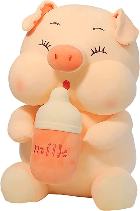 Amazon.com: WUZHOU Soft Fat Pig Plush Hugging Pillows, Cute Giant Pig Stuffed Animals Throw Pillow Toy Gifts for Bedding, Kids Birthday, Valentine, Christmas (Squinting,17.7in) : Toys & Games 2x2 Picture, Giant Pig, Gaming Pillow, Pillows Cute, Pig Plushie, Pig Pillow, Fat Pig, Animal Throw Pillows, Cute School Stationary