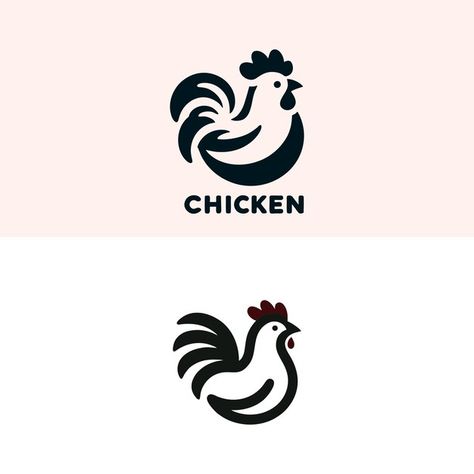 A logo for chicken and hens for the chic... | Premium Vector #Freepik #vector #red #nature #farm #business Hen Logo, Doodle Logo, Chicken Vector, Medicine Logo, Chicken Logo, Red Nature, Farm Business, Hen Chicken, Farm Logo