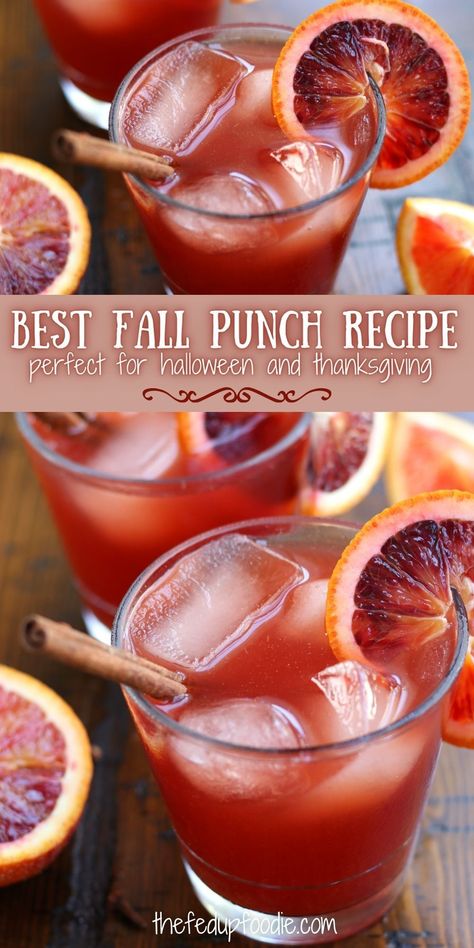 With cranberry juice, cinnamon, and citrus juice this is the Best Fall Punch. Easy to make and always a favorite. #BestFallPunchRecipe #FallCranberryPunch #FallNonAlcoholicDrinksPunchRecipes #EasyFallPunch #FallThemedPunch #FallTeaPunch #ThanksgivingFallPunch Fall Drink Punch, Spiced Punch Recipes, Thanksgiving Juice Recipes, Nonalcoholic Fall Punch, Best Fall Punch Recipe, Fall Cranberry Punch, Virgin Thanksgiving Punch, Fun Thanksgiving Drinks Non Alcoholic, Easy Fall Punch Recipes Non Alcoholic