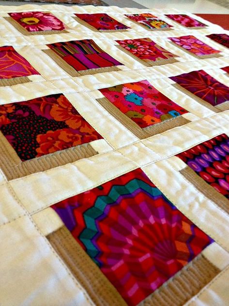 How To Make A Shadow Block Quilt | Quilting Land | Bloglovin’ Quilts With Focus Fabric, Shadowbox Quilt Pattern Free, Shadow Quilts Free Pattern, Hexagon Block Quilts, Dimensional Quilt Blocks, Shadowbox Quilt Pattern, Rectangle Quilt Blocks Free Pattern, Shadow Quilt Pattern Free, Illusion Quilts Pattern