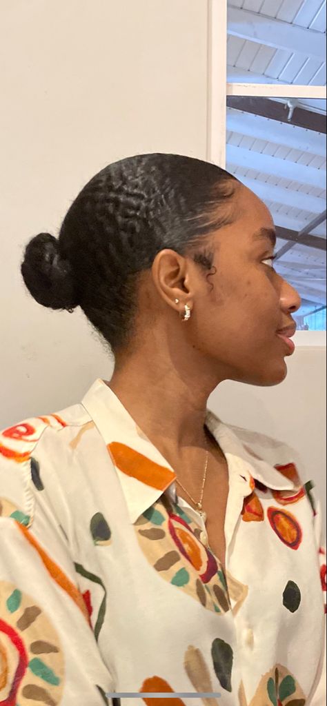 #sleekback #3C #4A #Natural Hair #easyhairstyles Natural Hair Sleek Bun Black Women, Slick Bun On 4c Hair, Sleek Bun Natural Hair 4c, Slik Low Bun Hairstyles, Sleek Back Bun Short Hair, 4c Sleek Bun, Sleek Back Bun Black Women, Low Bun 4c Hair, Slick Back Bun Natural Hair Black Women