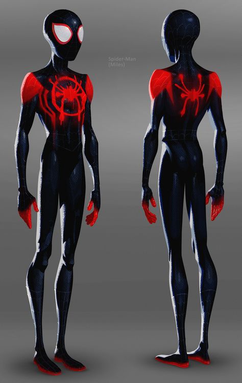 ArtStation - Miles Morales (Spider-Man: Into The Spider-Verse), Yashar Kassai Spider Man Across The Spider Verse Concept Art, Spiderman Into The Spiderverse Concept, Spider Man Concept Art, Miles Morales Concept Art, Yashar Kassai, Spiderverse Concept Art, Spider Verse Concept Art, Drawing Man, Spiderman Characters