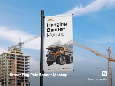 PSD eye level angle street flag pole whi... | Premium Psd #Freepik #psd #sign #outdoor #hanging #billboard Promotion Display, Pole Banners, Blank Banner, Flag Hanging, Billboard Mockup, Hanging Flag, Display Banners, White Blank, Outdoor Banners