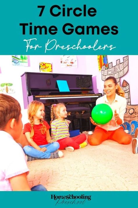 Large Group Prek Activities, Preschool Filler Activities, Circle Time For Preschoolers Ideas, Games For Circle Time, Preschool Whole Group Games, Group Play Activities Preschool, Circle Time Math Games Preschool, Games For Circle Time Preschool, Preschool Group Time Ideas