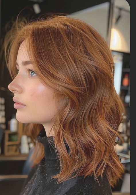 Copper Brown Hair, Brown Hair Shades, Red Hair Inspo, Ginger Hair Color, Hair Color Auburn, Copper Hair Color, Penteado Cabelo Curto, Hair Shades, Auburn Hair