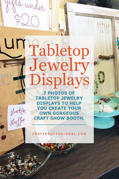 Ways To Display Jewelry To Sell, How To Display Jewelry For Sale, Display Case Ideas, Craft Show Table, Jewerly Display, Jewelry Table Display, Exhibit Ideas, Jewelry Booth, Craft Show Booth