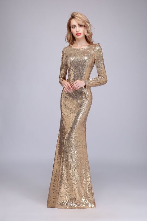 Gold couture gown