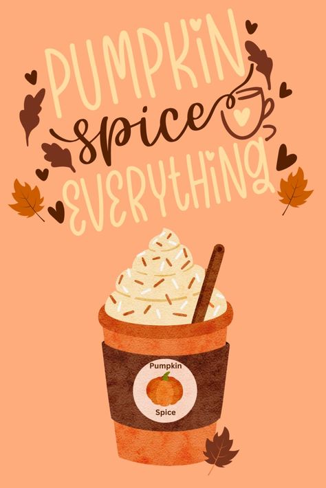 Pumpkin Spice season is here! This notebook is a must have! Halloween Wallpaper Spooky Season, Pumpkin Spice Wallpaper, Pumpkin Spice Aesthetic, Cozy September, Fall Motivation, Autumn Lockscreen, Notebook House, Coffee Wallpapers, October Season