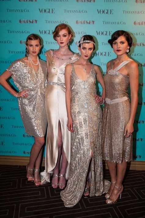 Tiffany & Co. and Vogue celebrate The Great Gatsby movie. Models show off Tiffany & Co's The Great Gatsby jewellery collection.