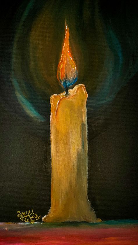 oil colors
candle
draw
drawing
light
fair
fire
on fire
fires
candlestick 
candles
Donia Osama 
art 
draw candle 
Drawing a candle and the effects of light on it using oil colors Lost Soul Painting, Painting Of Candle On Canvas, Candle Painting Watercolor, Melting Candle Painting, Acrylic Painting Candle, Candle Oil Pastel, Candlelight Painting, Lighting A Candle, Pastel Candle