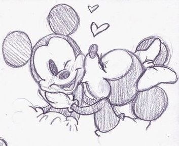 Drawings For Him, Disney Couple, Drawings For Boyfriend, Disney Drawings Sketches, Easy Love Drawings, Disney Art Drawings, Graffiti Style Art, Easy Doodles Drawings, Easy Drawings Sketches