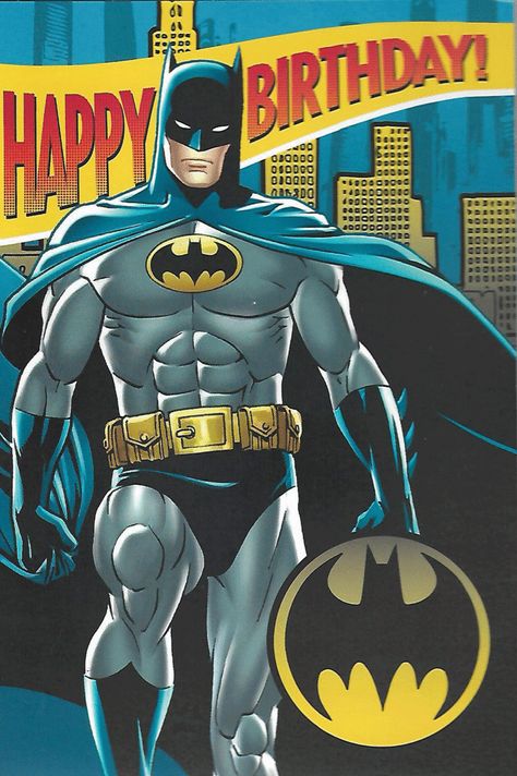 Batman Happy Birthday, Happy Birthday Superhero, Birthday Hug, Happy Birthday 18th, Happy Birthday Kids, Batman Pictures, Birthday Cartoon, Happy Birthday Quotes Funny, Batman Poster