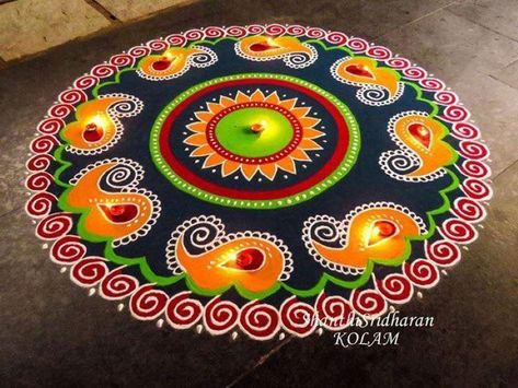 Big Rangoli Designs For Competition, Mandala Kolam, Mandela Floral, Latest Rangoli Designs For Diwali, Latest Rangoli Designs, Rangoli Designs For Diwali, Rangoli Designs For Competition, Indian Rangoli Designs, Easy Rangoli Designs Videos