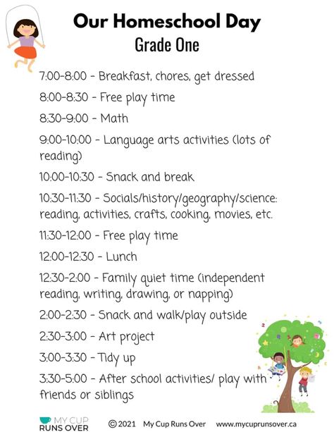 Grade One Homeschool Schedule, Sample Homeschool Schedule First Grade, Home School Schedule Daily Routines 1st Grade, Grade 1 Homeschool Schedule, 1st Grade Homeschool Schedule Ideas, First Grade Homeschool Set Up, Third Grade Homeschool Schedule, Homeschool Subject Schedule, Relaxed Homeschool Schedule