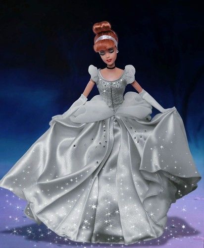 They Call Me Obsessed | Flickr Cinderella Pictures, Cinderella Dress Disney, Cinderella Fairy Godmother, Cinderella Art, Cinderella Doll, Disney Princess Dolls, Silver Gown, Princesa Disney, Cinderella Dresses