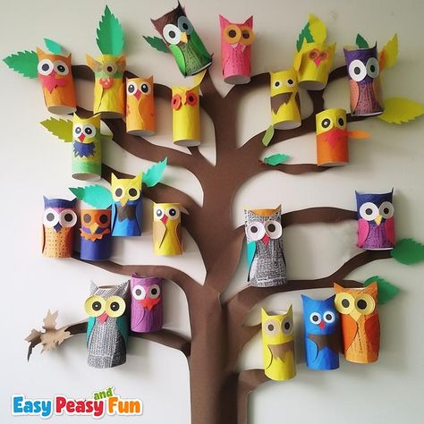 50+ Fun Toilet Paper Roll Crafts - Easy Peasy and Fun Fun Toilet, Toilet Paper Crafts, Toilet Paper Rolls, Bra Hacks, Toilet Paper Roll Crafts, Owl Crafts, Paper Roll Crafts, Paper Towel Roll Crafts, Diy Crafts For Kids Easy