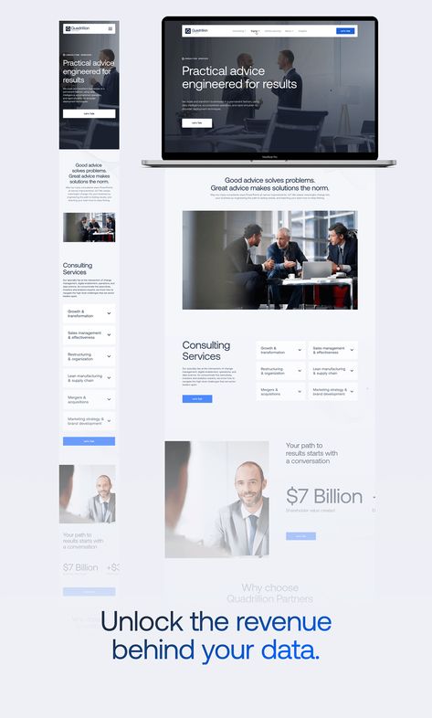 Quadrillion Partners Consulting - Branding Identity :: Behance Website Design Consulting, Consulting Website Design, Corporate Web Design, Corporate Website Design, Consulting Branding, Consulting Website, Ui Website, Corporate Website, Branding Identity