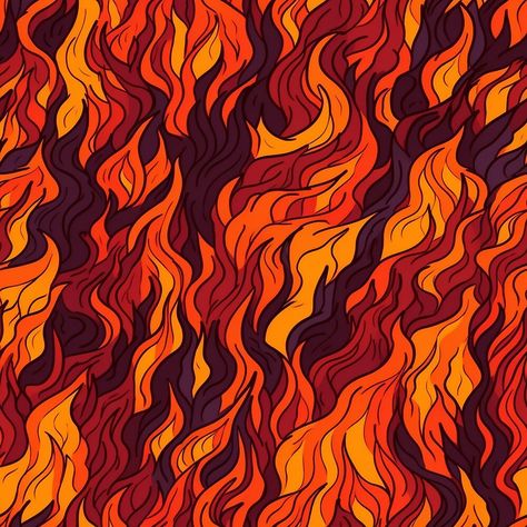 Flame Background Aesthetic, Flame Design Art, Fire Pattern Drawing, Flame Pattern Design, Fire Patterns Design, Fire Aesthetic Background, Fire Background Drawing, Fire Illustration Art, Fire Flames Wallpaper