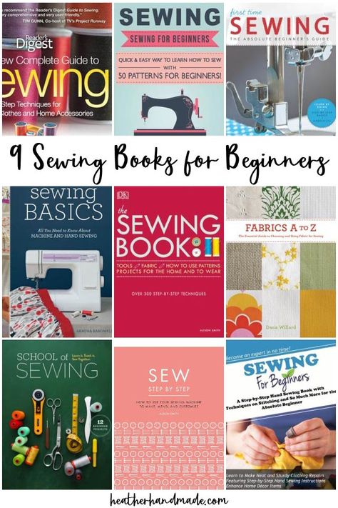 Learn how to use your sewing machine, choose fabrics, and use sewing patterns with one of these great sewing books for beginners. There’s something special about having a physical book to refer to when you are learning something new. You get to have a wealth of knowledge at your fingertips that you can always refer to, and you don’t have to turn the sound on to learn it. Sew Wardrobe, Advanced Sewing Projects, Books For Beginners, Hat Sewing, Hat Patterns To Sew, Beginner Sewing, Sewing Book, Sewing Blogs, Sewing Lessons