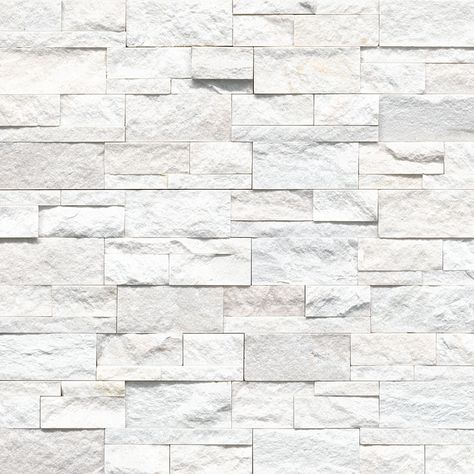 White Stacked Stone Exterior, White Rock Backsplash, Exterior Brick And Siding Combinations, Arctic White Stacked Stone Fireplace, Faux Rock Fireplace Stacked Stone, White Stacked Stone, White Stone Texture Seamless, Stacked Stone Panels, Support Beams