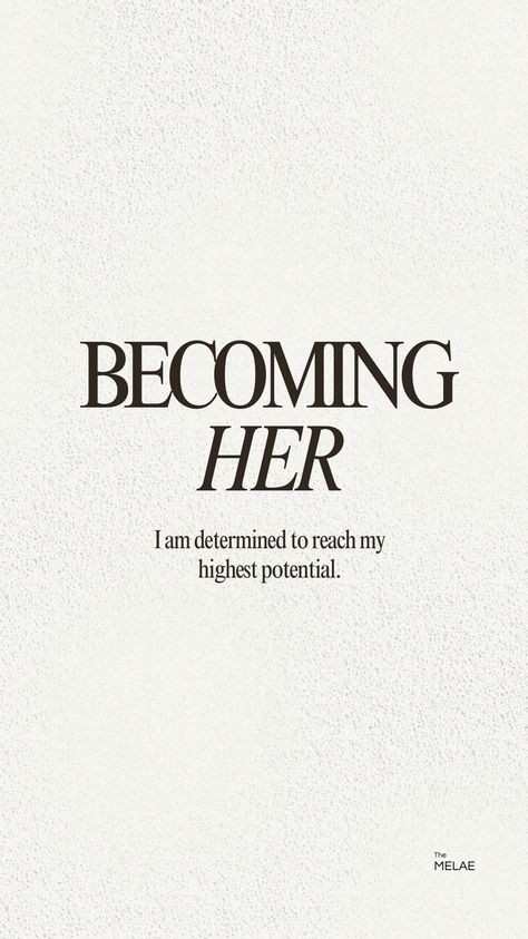 Becoming her. That girl. Reaching my highest potential. #levelup #selfimprovement #affirmations #positivity #growhtmindset #growing #selfdevelopment #minimal #beige #aesthetic #quotes #quoteoftheday #gettingbetter #becomingthatgirl #itgirl #thatgirlaesthetic #mimimalisticquote Becoming Her Quotes, Highest Version Of Yourself Aesthetic, Rebranding Yourself Aesthetic, High Maintenance To Be Low Maintenance, Highest Self Aesthetic, Becoming Her Aesthetic, Beige Aesthetic Quotes, Minimal Beige Aesthetic, Reinventing Yourself Aesthetic