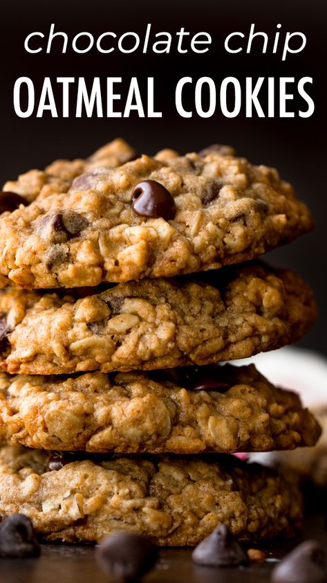 Quick Oat Cookies, Chewy Oatmeal Chocolate Chip Cookies, Peanut Butter Oatmeal Chocolate Chip, Peanut Butter Oatmeal Chocolate Chip Cookies, The Best Chocolate Chip Cookies, Best Chocolate Chip Cookies, Best Chocolate Chip, Oatmeal Chocolate Chip, Peanut Butter Oatmeal