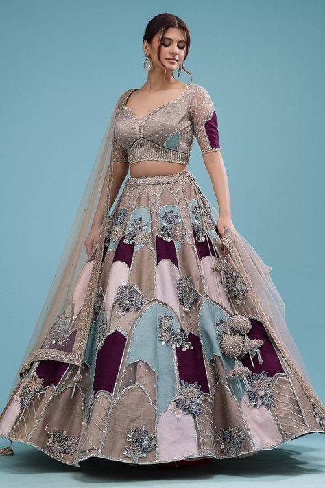 Lehenga Designs Latest, Sangeet Lehenga, Latest Bridal Lehenga Designs, Bridal Lehenga Designs, Latest Bridal Lehenga, Contemporary Bridal, Multicolor Sequins, Wedding Lehenga Designs, Lehenga Designs Simple