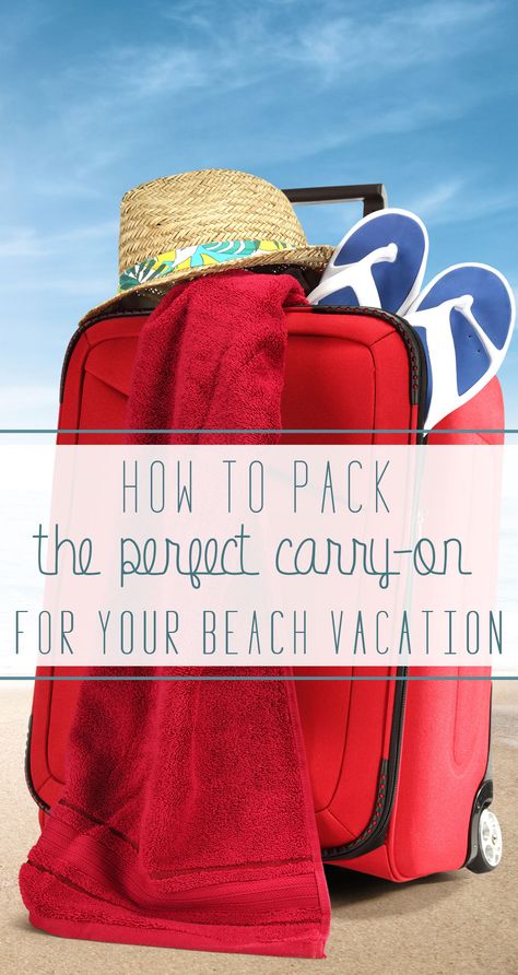 Here are some great tips and tricks for packing the perfect carry-on for your next beach vacation!! Beach Carry On Packing List, Packing Tips For Beach Vacation, Beach Vacation Carry On Only, Beach Vacation Packing List Carry On, Carry On Beach Vacation, Beach Carry On Packing, Packing For 1 Week Beach Vacation, Beach Trip Packing List 1 Week, How To Pack For Vacation 1 Week Beach