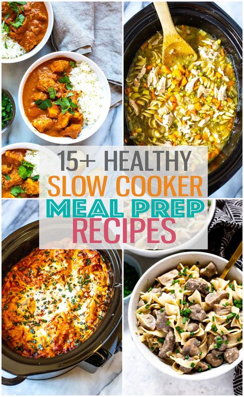 Crockpot Meal Prep, Slow Cooker Meal Prep, Recipes For Meal Prep, Healthy Slow Cooker Recipes, Slow Cooker Meal, Slow Cooker Dinner Recipes, Slow Cooker Meals, Slow Cooker Dinner, Healthy Slow Cooker